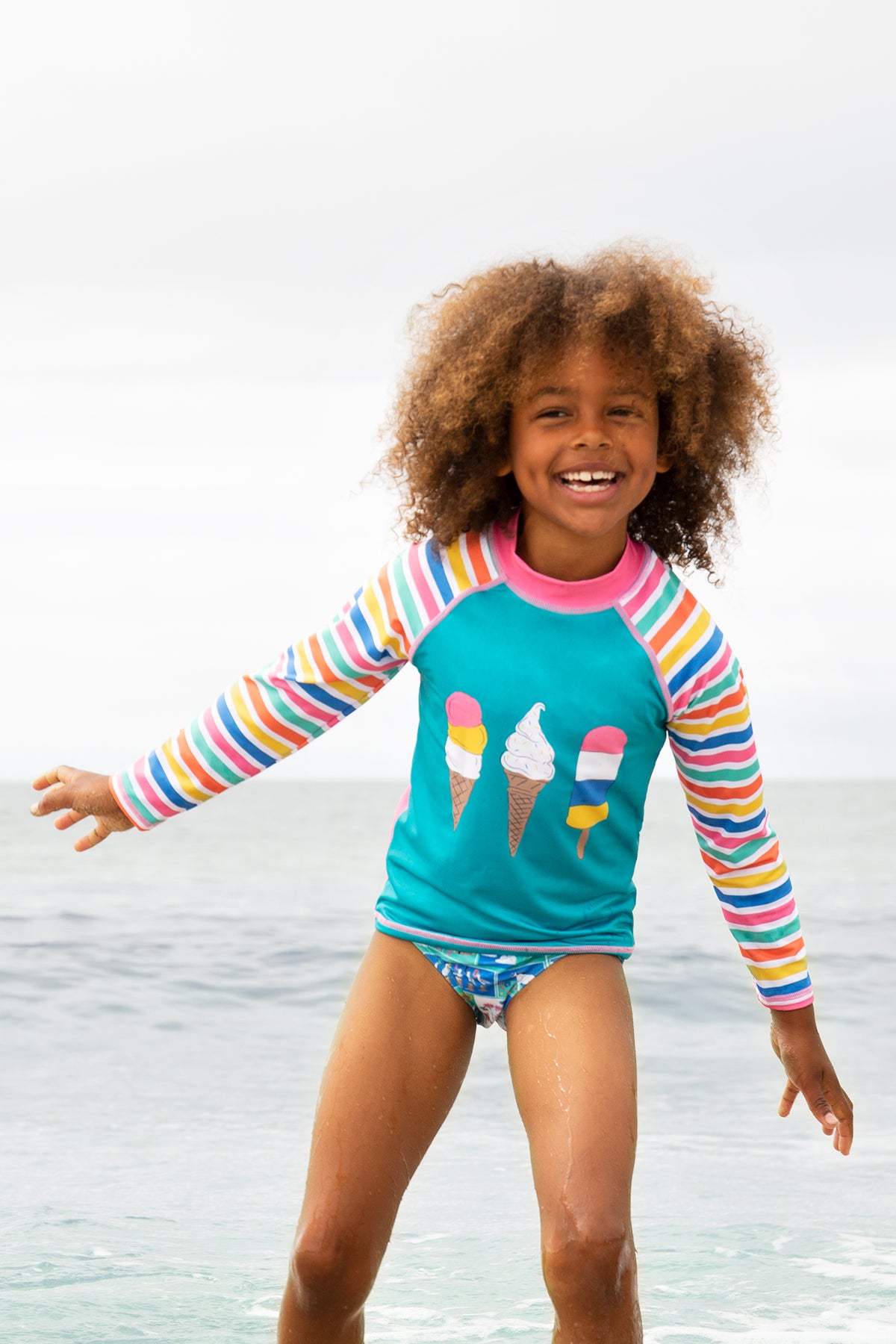 Sonnenschutz Shirt Glace von Frugi