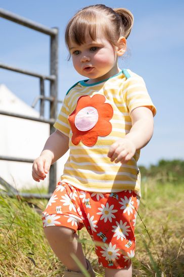 T-Shirt  Blume (3-6 Monate) von Frugi