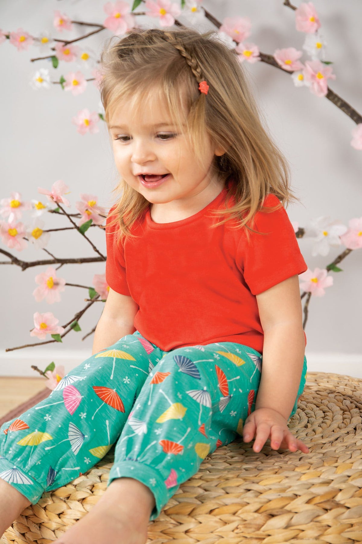 Leichte Sommerhosen mit Sonnenschirme ( 0-3, 3-6 Monate) von Frugi