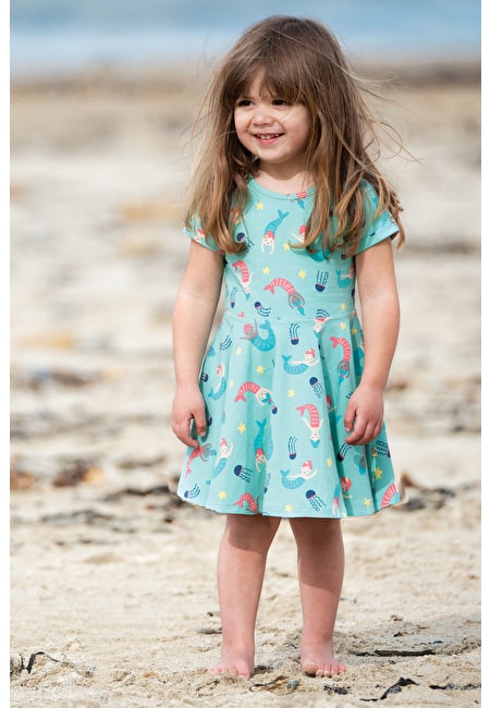 Schwingkleid Meerjungfrauen ( 0-3, 3-6, 18-24 Monate) von Frugi