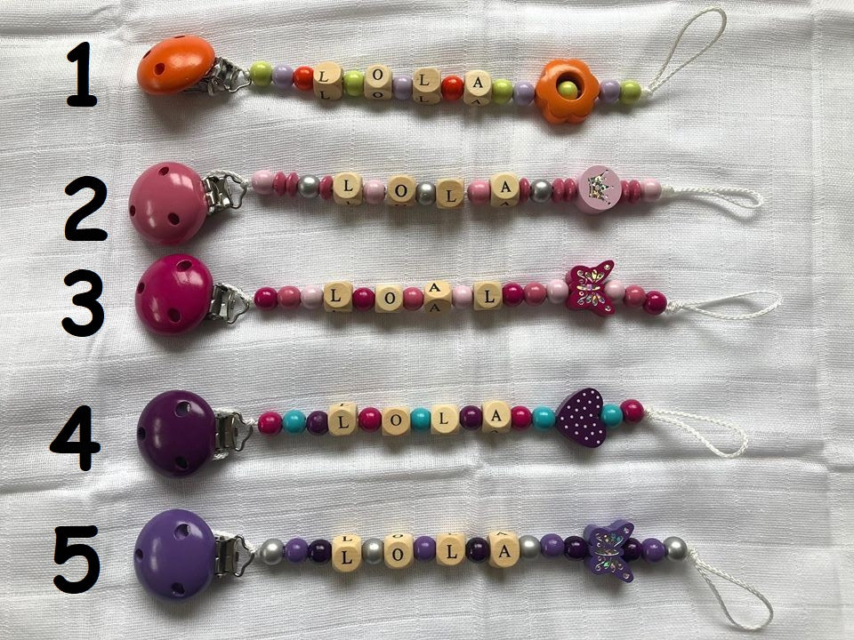 Nuggikette mit Kosename oder Name