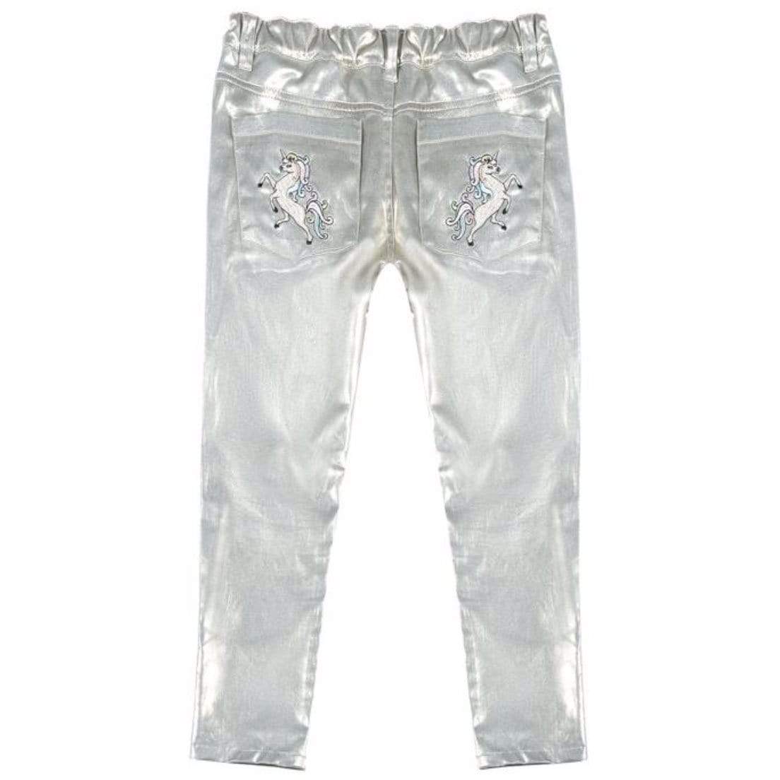 Skinny Jeans in silber ( 8 und 10 Jahre ) von Paperwings