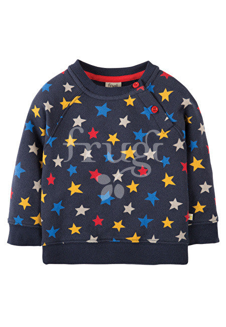 Pulli mit Sternen( 6-12 Monate ) von Frugi 100% Bio-Baumwolle