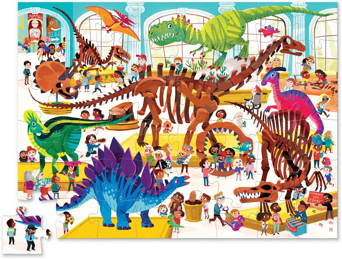 Recyceltes Puzzle Dino 4 Jahre+