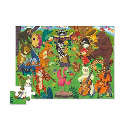 Puzzle Tiere am musizieren 3 Jahre+