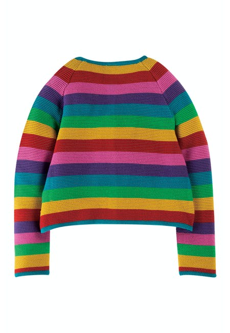Strickjacke Regenbogen von Frugi