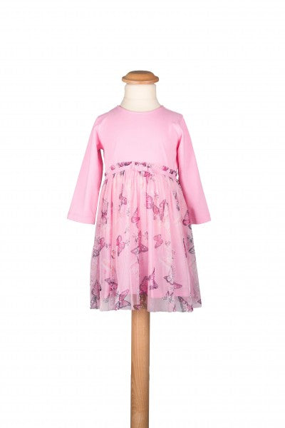 Rosa Schmetterlingkleid  ( 2, 3,und 6 Monate) von Happy Girls