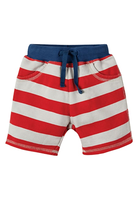 Shorts rot/ weiss gestreift (0-3, 3-6 ,6-12 Monate ) von Frugi