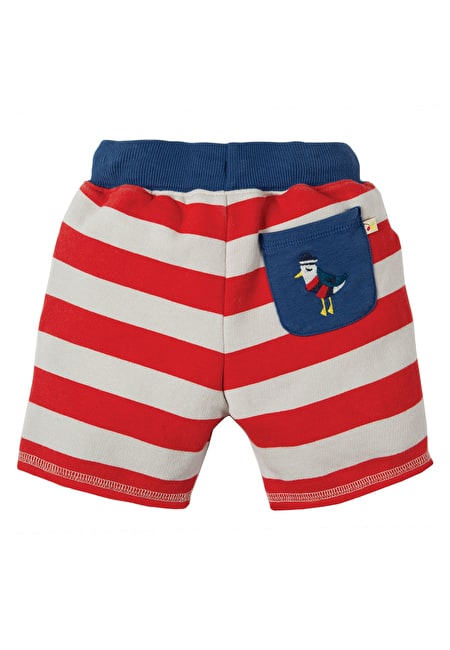 Shorts rot/ weiss gestreift (0-3, 3-6 ,6-12 Monate ) von Frugi