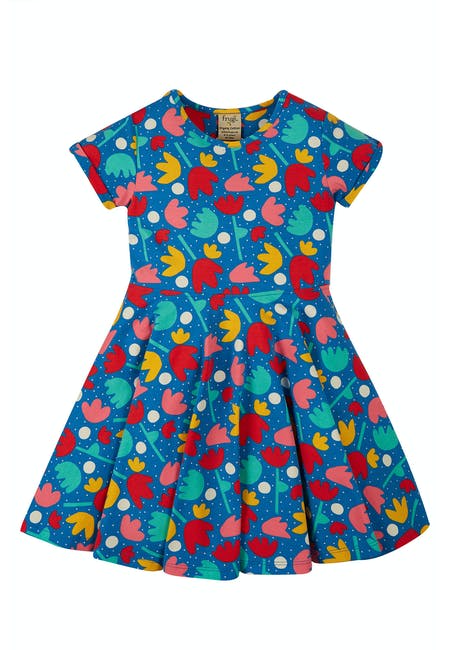 Schwingkleid Lotus-Blumen ( 0-3, 3-6 Monate) von Frugi