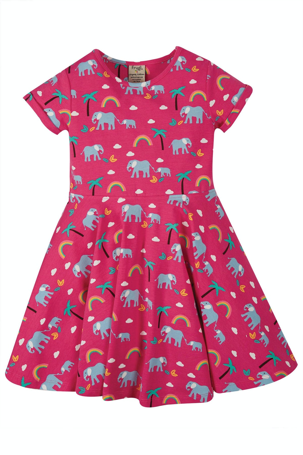 Schwingkleid Elefanten von Frugi