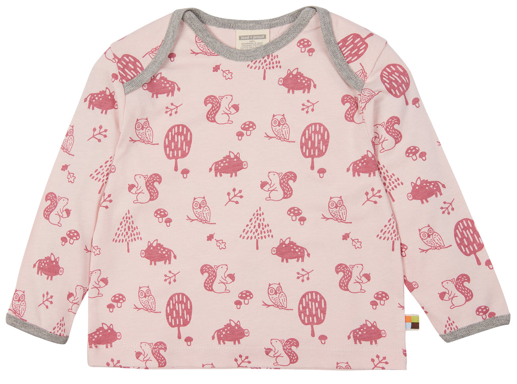 Shirt mit Waldtieren von loud + proud