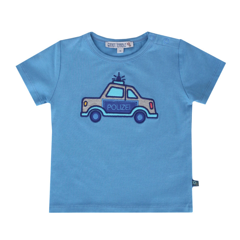Shirt mit Polizei applikation auf der Brust