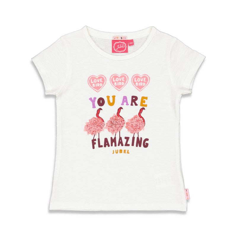 Schlaghose Flamingo Jubel