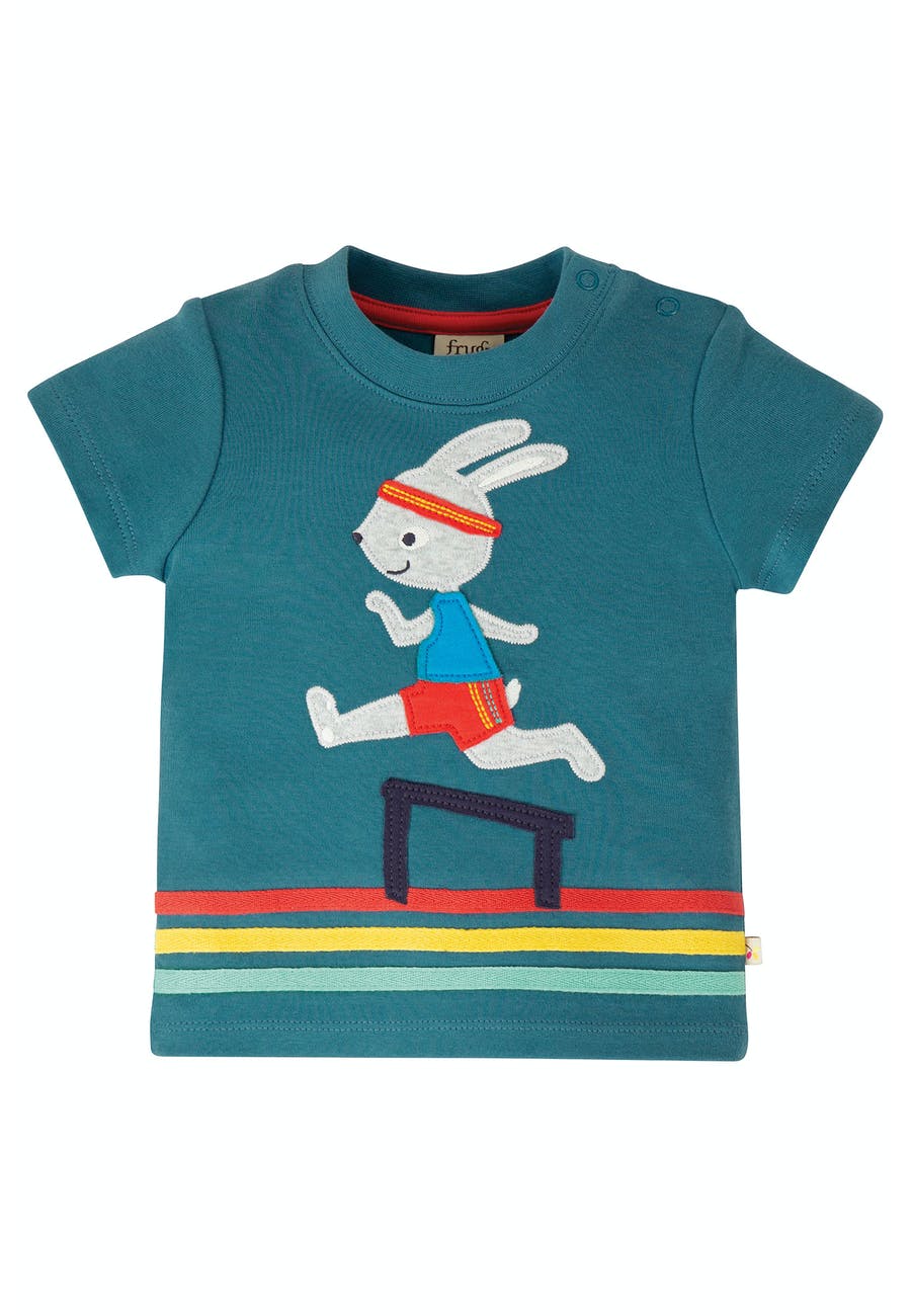Shirt Hase blau frugi