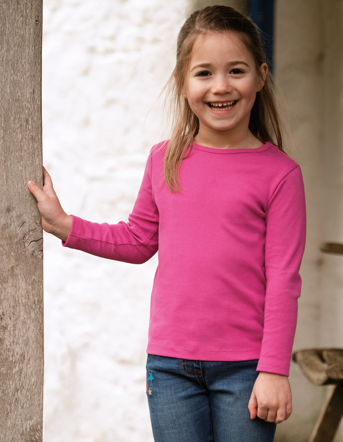 Shirt in rosa  von Frugi