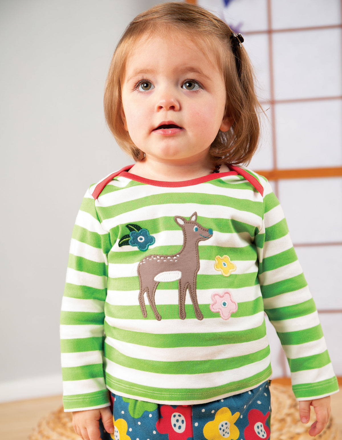 Shirt Sikahirsch ( 0-3, 3-6 Monate)  von Frugi