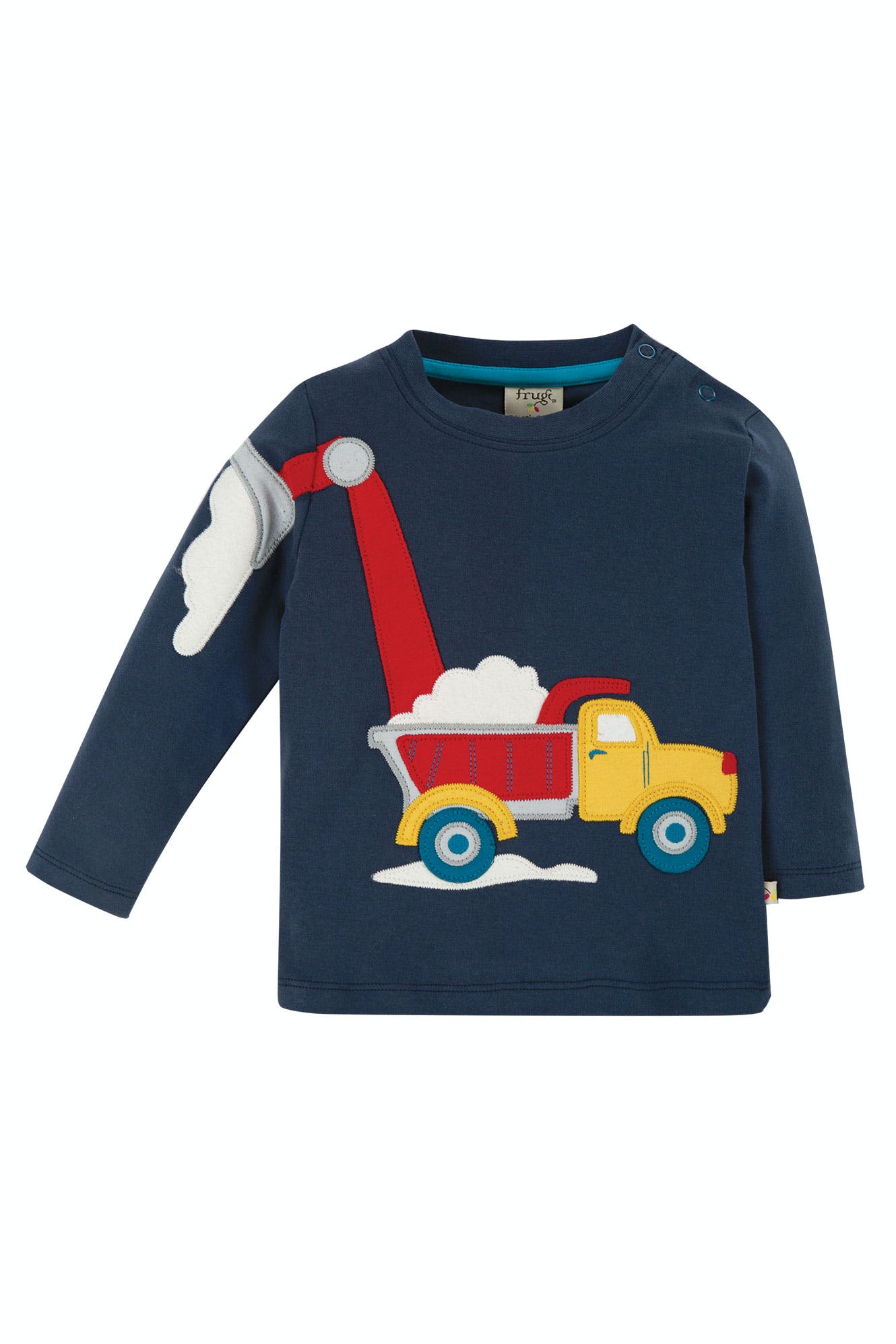Shirt Truck mit Schnee ( 0-3, 3-6 Monate)  von Frugi