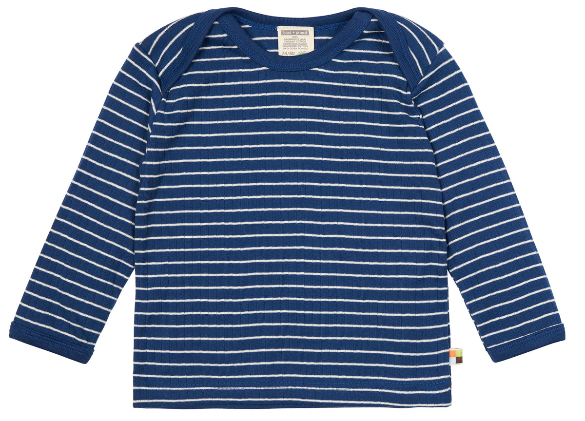 Shirt gestreift in blau ( 7-8 Jahre) von loud + proud