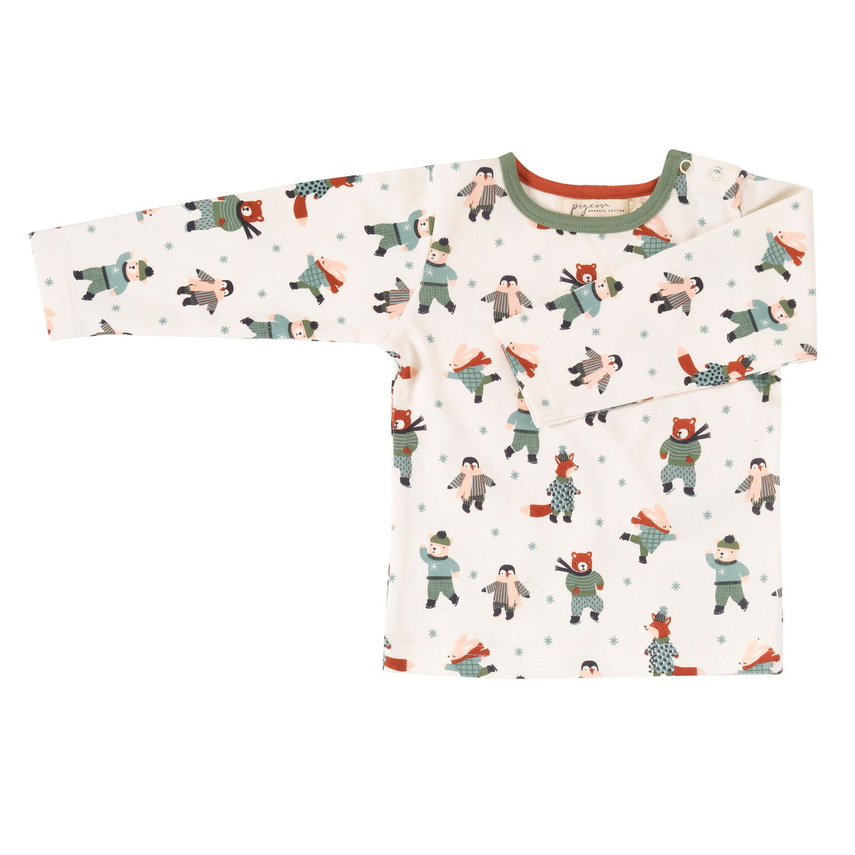 Shirt Tiere am Schlittschuhfahren (  6 Jahre) von Pigeon
