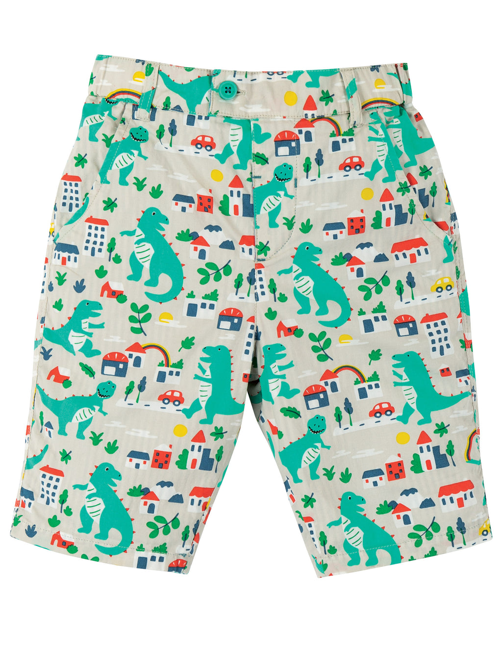 Wende-Shorts Godzilla ( 3-6Monte) von Frugi