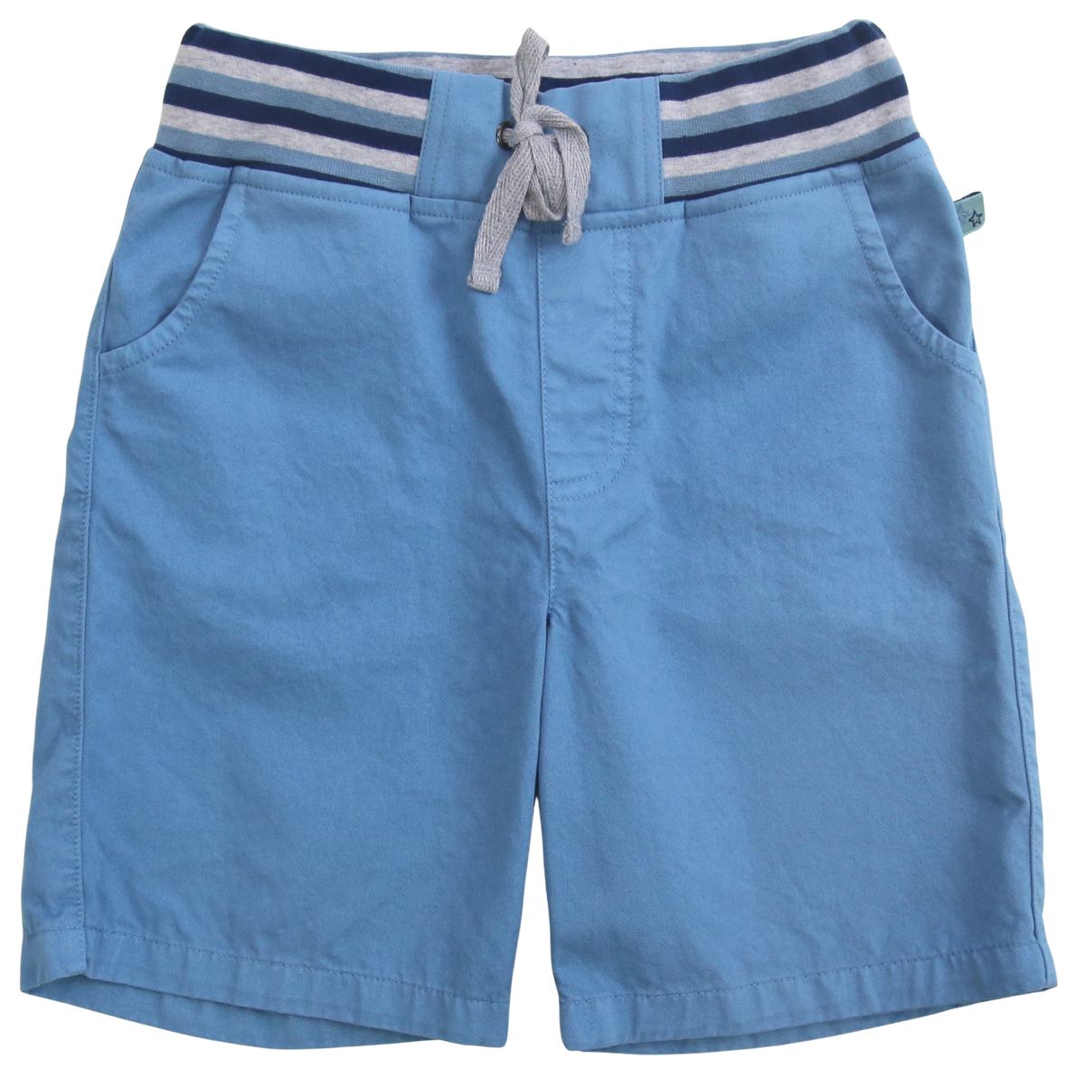 T-Shirt uni in skyblau Enfant Terrible