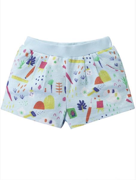 shorts blau mit geometrie formen von room seven