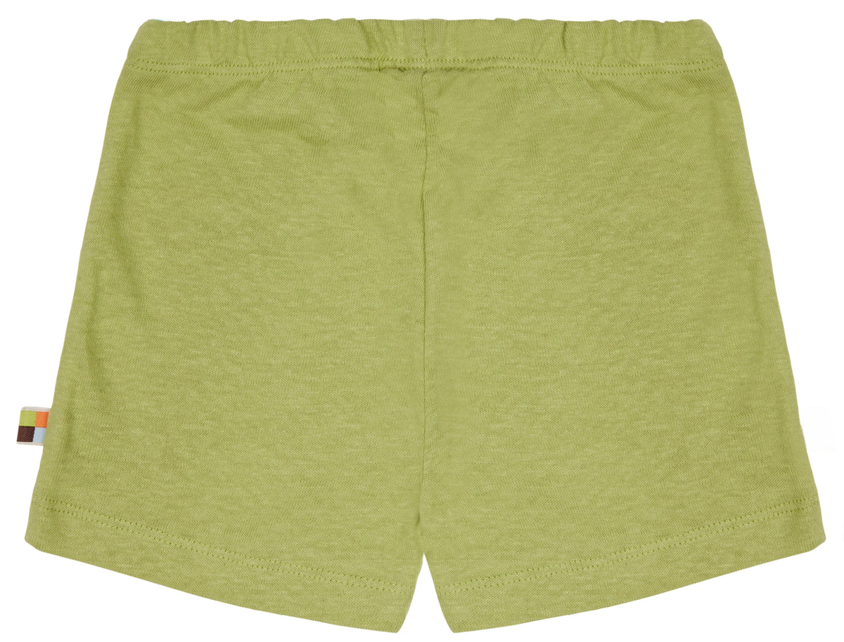 Shorts Baumwolle/ Leinen in grün von loud+proud