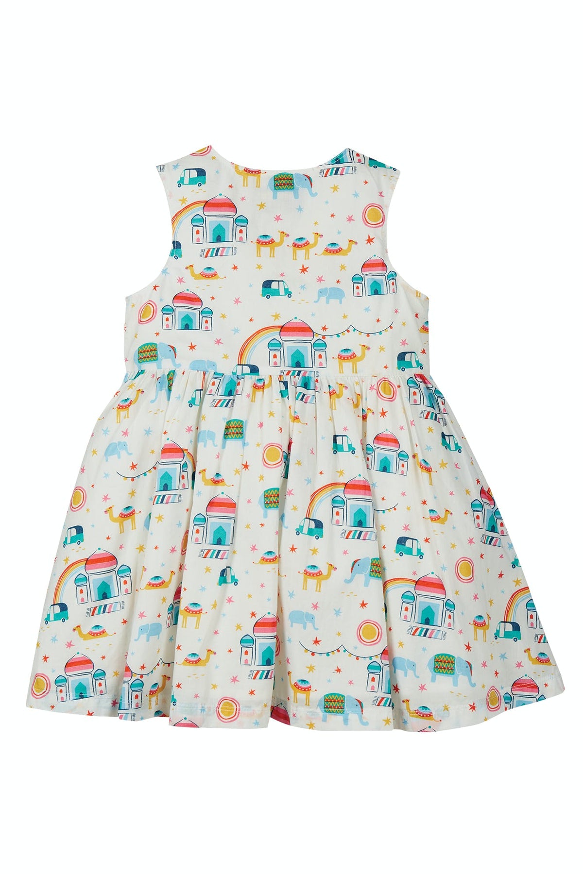 Weisses Indien Kleid von Frugi