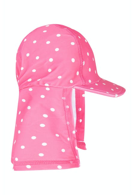 Bademütze in pink, UPF 50+ von Frugi