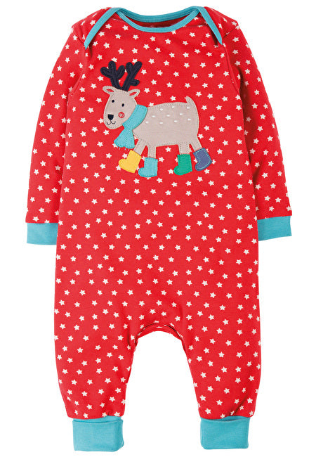 Strampler Rentier( Nur Online erhältlich) von Frugi 100 % Bio-Baumwolle