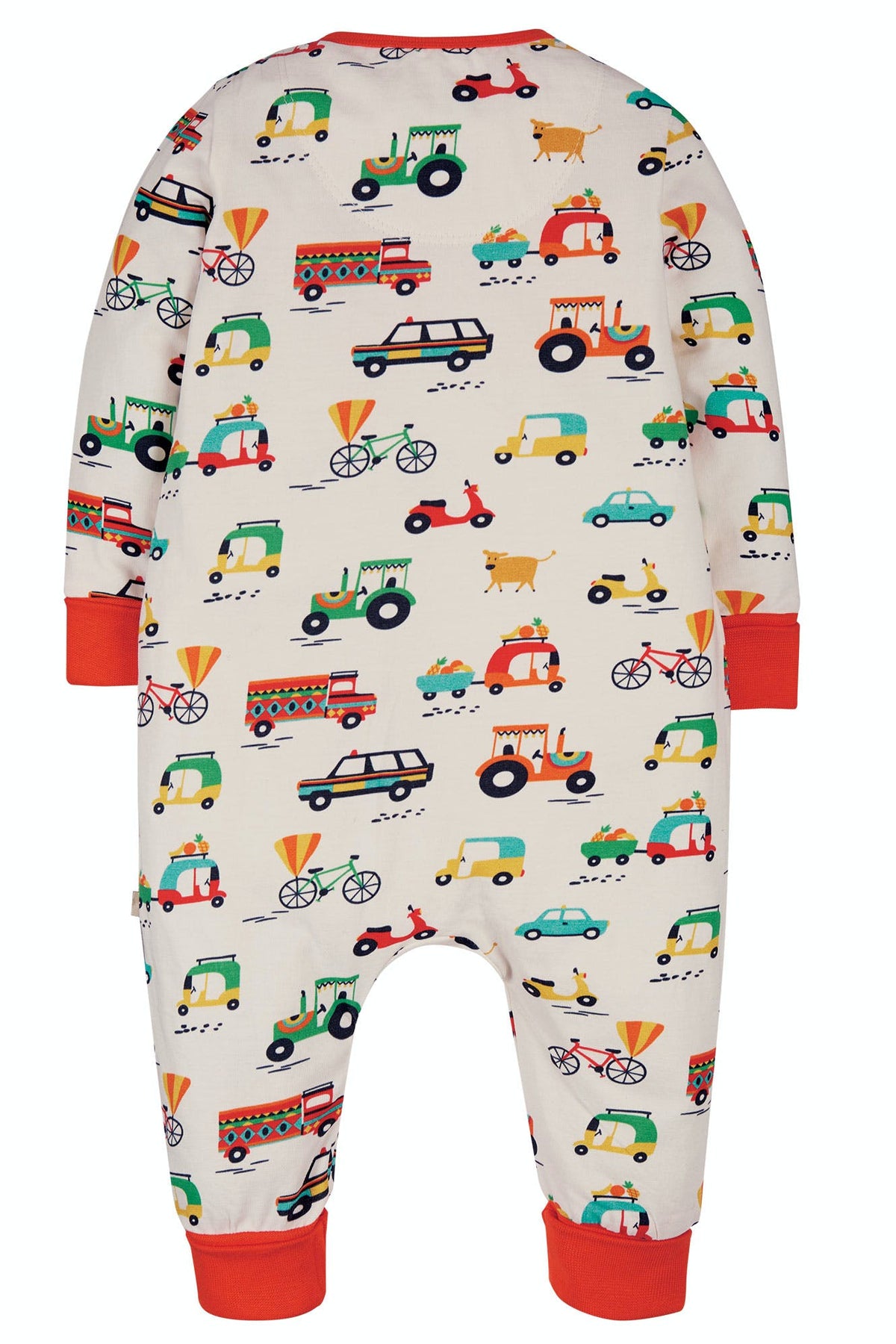 Strampler Indien Verkehrsmittel von Frugi