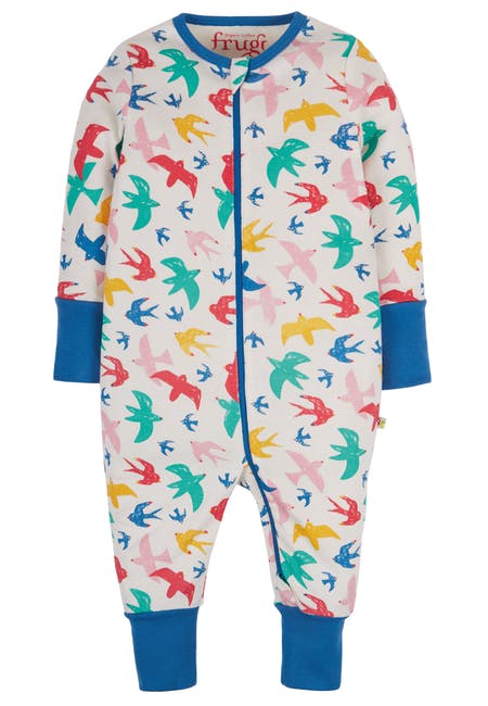 Strampler Vögel ( 0-3 Monate) Frugi