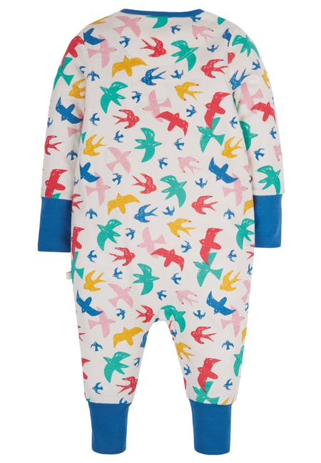 Strampler Vögel ( 0-3 Monate) Frugi