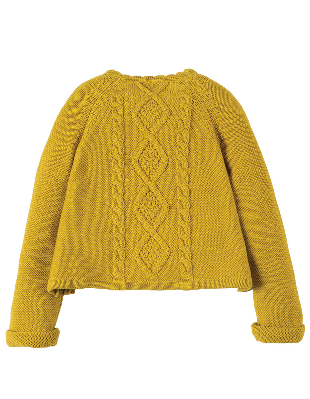 Strickjacke Gelb Frugi Winter