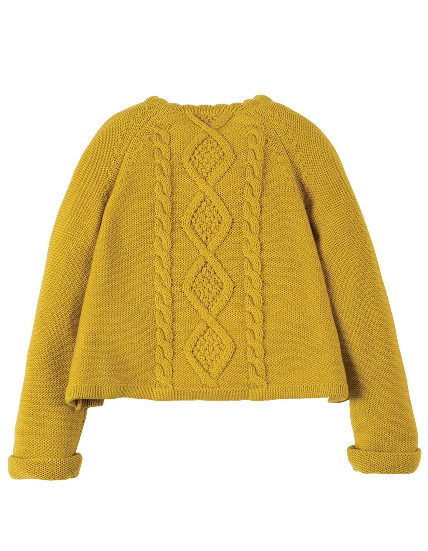 Strickjacke Gelb Frugi Winter