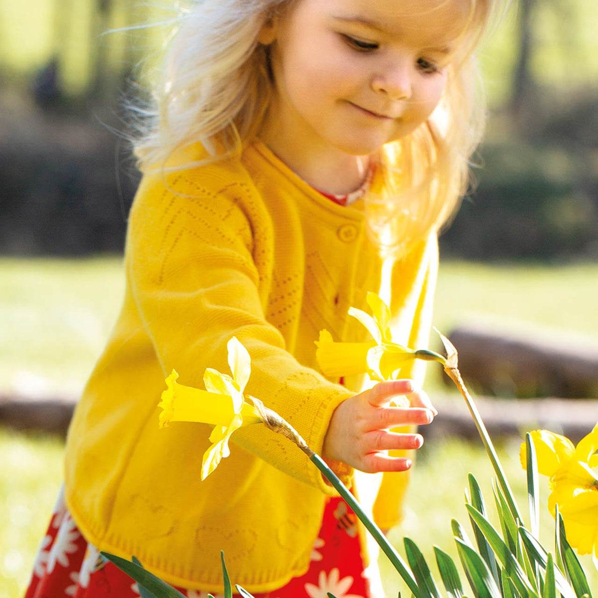 Strickjacke gelb von Frugi