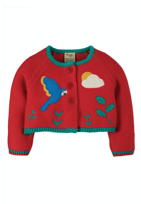 Strickjacke Papagei ( 6-12 Monate)  von Frugi