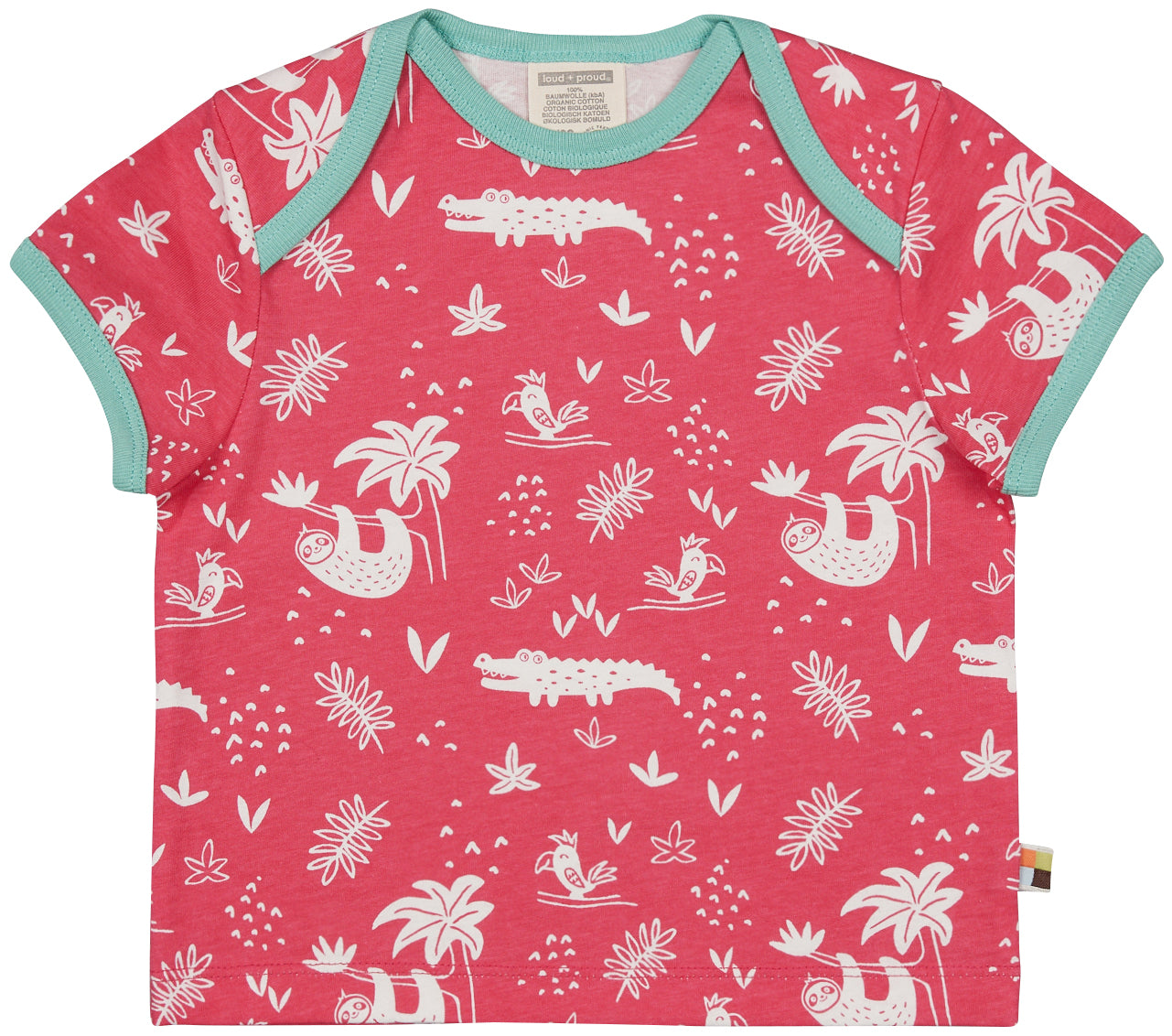 T-Shirt Faultiere und Krokodile von loud+proud