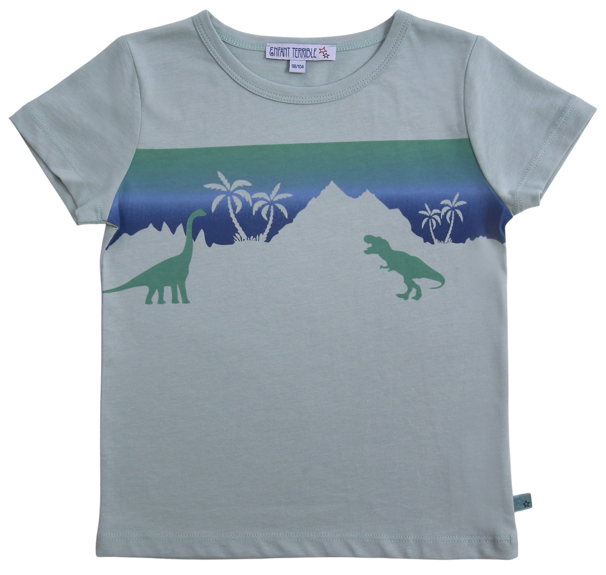 T-Shirt mit Dinos  in mint Enfant Terrible