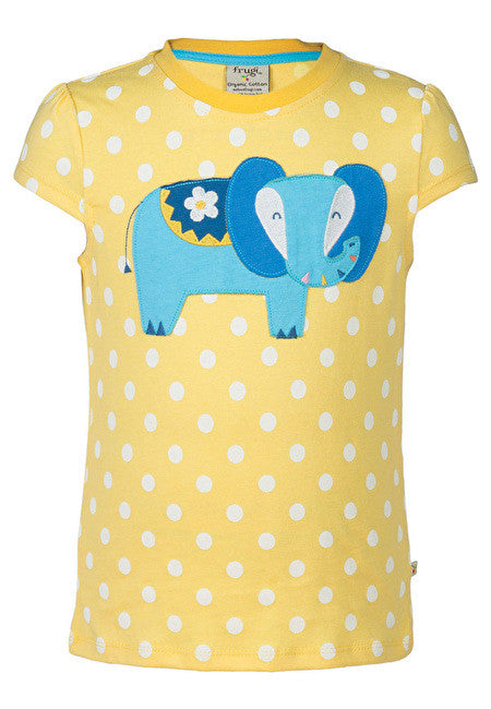 T-Shirt Elefant ( 9-10 Jahre ) von Frugi 100% Bio-Baumwolle