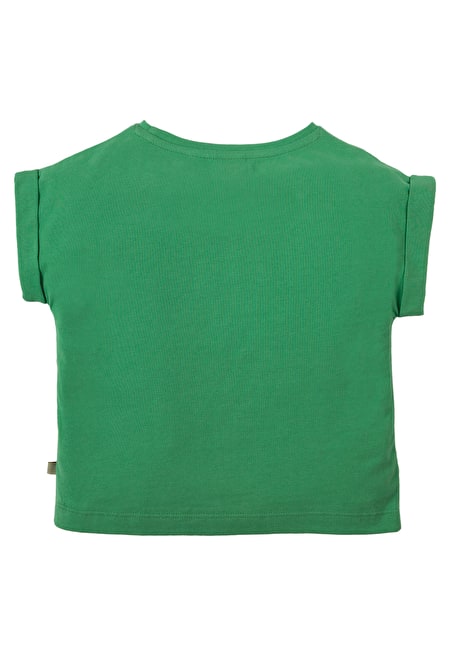 Grünes Glitzer T-Shirt Erdbeere( 4-10 Jahre ) von  Frugi