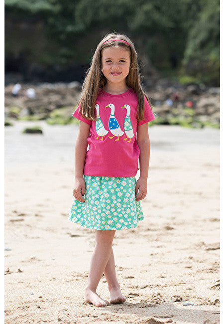 T-Shirt Gänse ( 7-10 Jahre ) von Frugi 100% Bio-Baumwolle