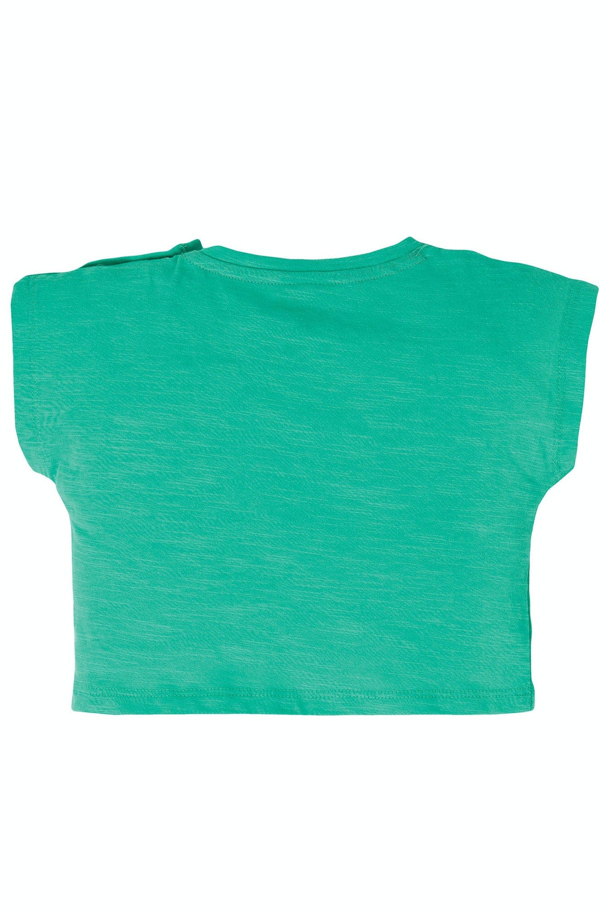 Grünes T-Shirt mit Katze am schwimmen ( 0-3, 3-6 Monate)  von Frugi