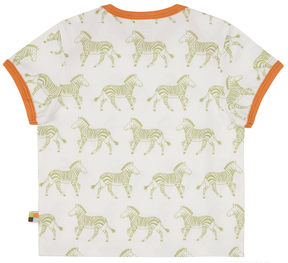 T-Shirt Zebra in grün von loud+proud