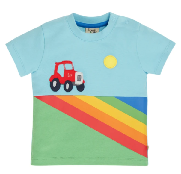 T-Shirt Bauernhof Traktor von Frugi