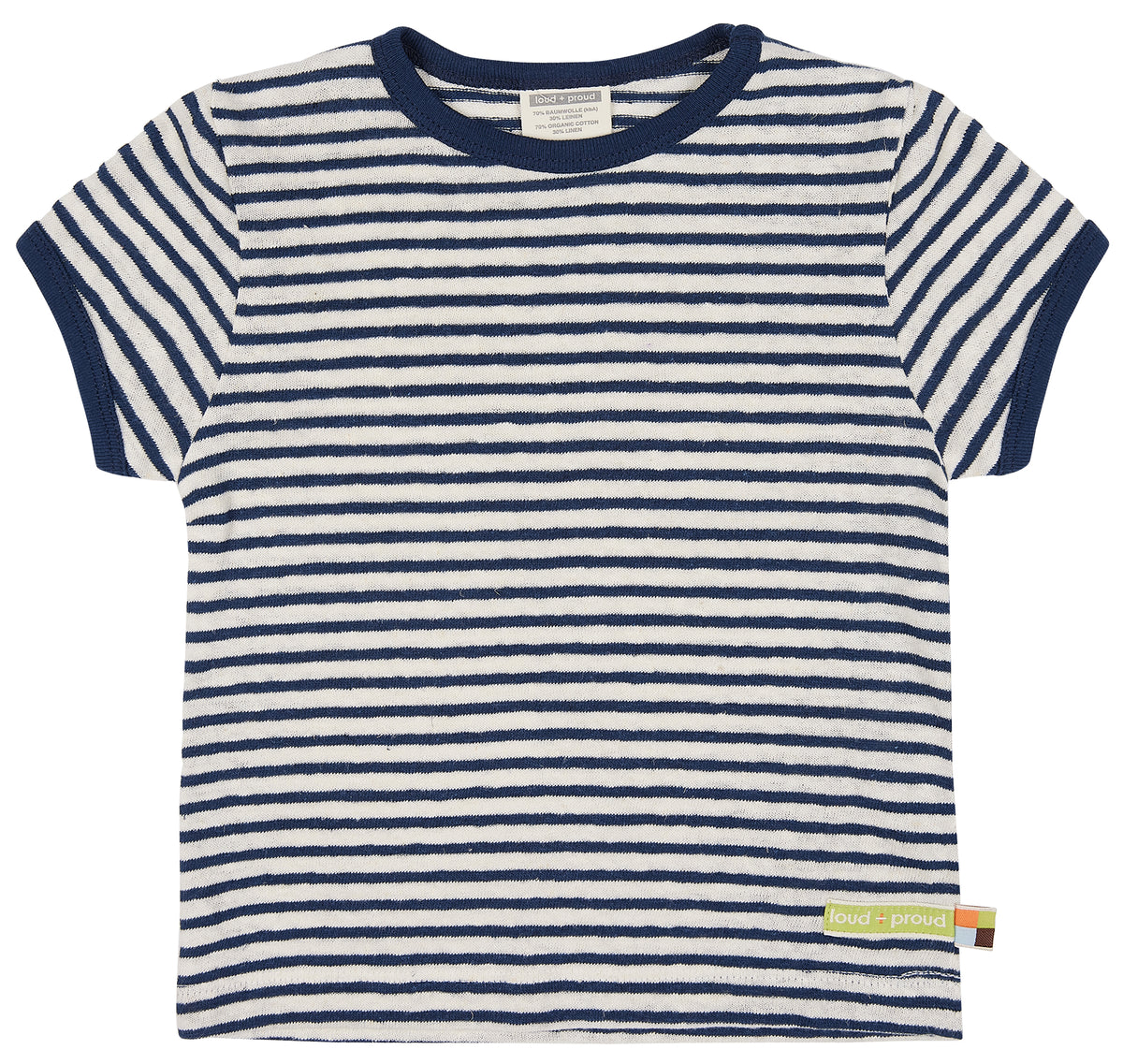 T-Shirt gestreift von loud + proud