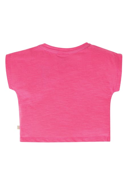 Pinkes T-Shirt mit Einhorn von Frugi
