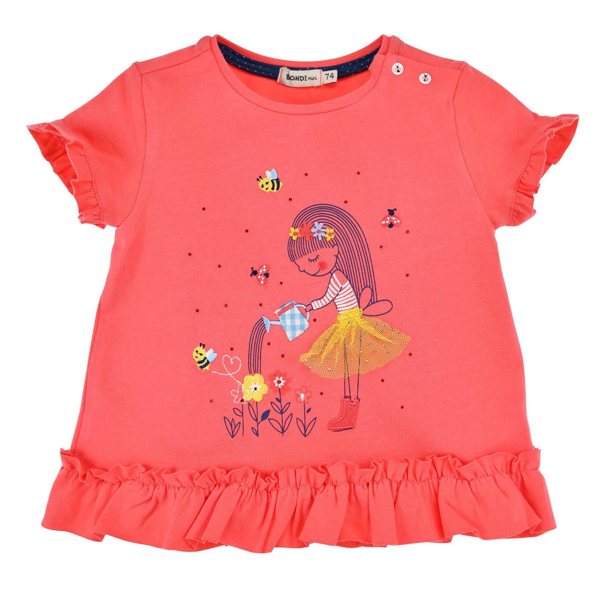 T-Shirt Blumenmädchen von Bondi