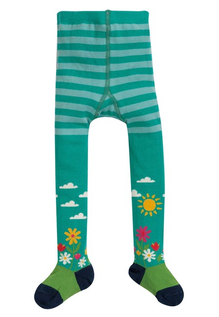 Strumpfhose Blumen von Frugi
